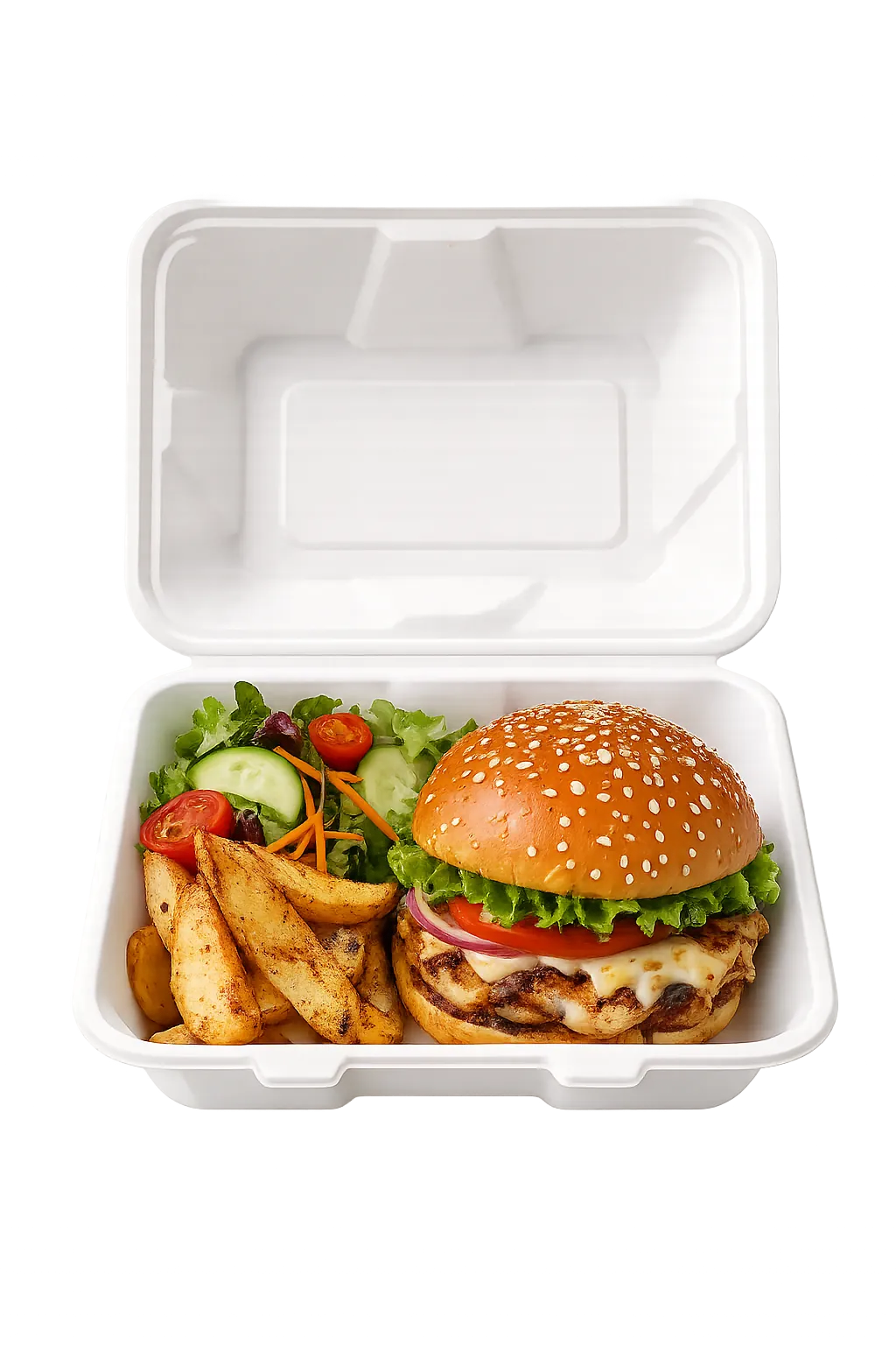 9 x 6 Plain Clamshell thumbnail 2