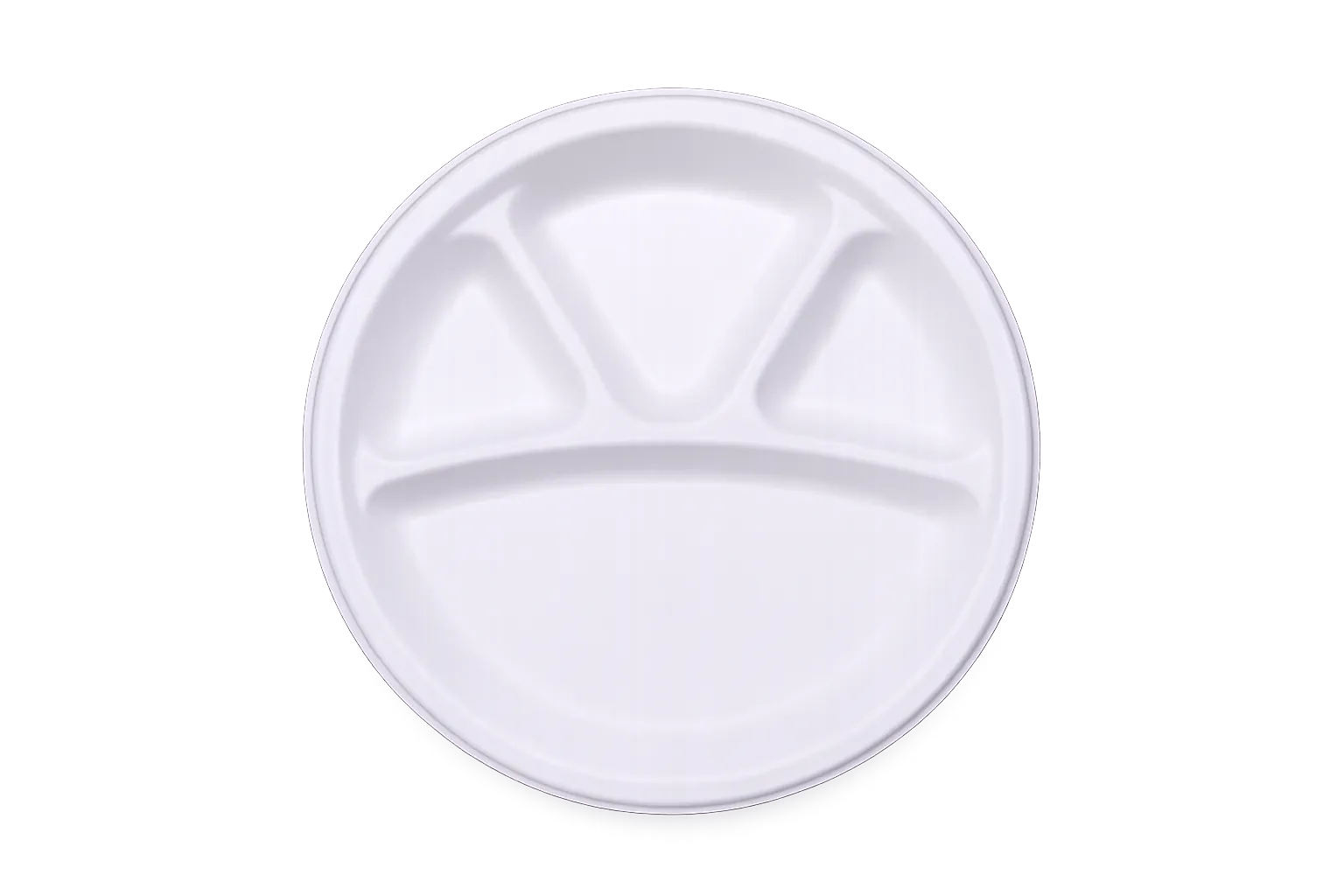 11"4 Compartment Plate